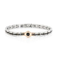 Bracelet Amen Man in Steel Zircone ACBRB7398BNRNZ